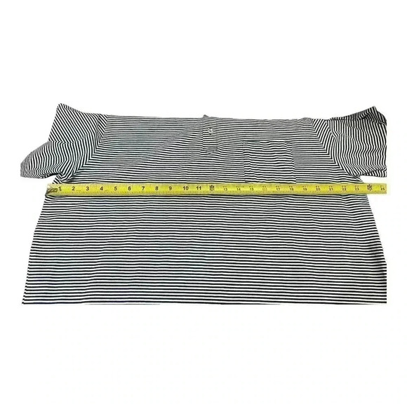 Peter Millar Polo Shirt Mens Extra Large Blue White Striped Seaside Wash Golf XL - Picture 9 of 9